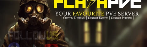 [GER/EN] FlashPvE - Your Favourite PvE Server | CustomEvents Rust server banner