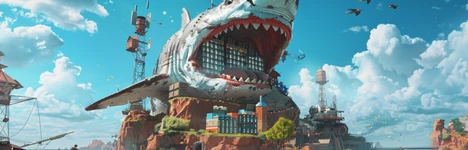 [EU] Shark | X10 | NoBp | Clans | Tp | Kits | Shop Rust server banner