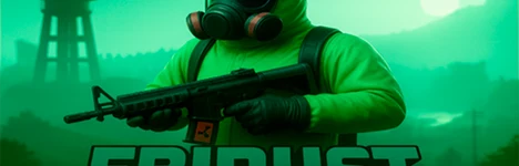 EBIRUST X1000000000|MAZE|CLANS|BATTLEFIELD|HARDPVP|FPS++ Rust server banner