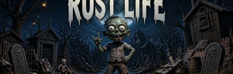 Rust Life Russia | МОСКВА | PVE-Raids zombies events RP Rust server banner