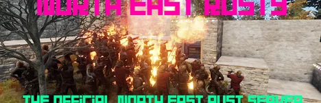 North East Rusty x100 Rust 服务器横幅