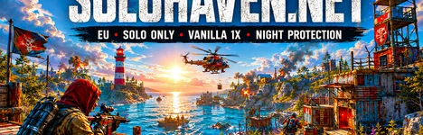 [EU] SoloHaven.net - Solo Only - Vanilla 1x - Night Protection Rust server banner