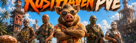 RustHaven PVE | Скиллы | Ивенты| Экономика Rust server banner