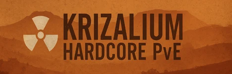 Krizalium | PvE Hardcore | No Map | Loot Scarcity | AI Rust server banner