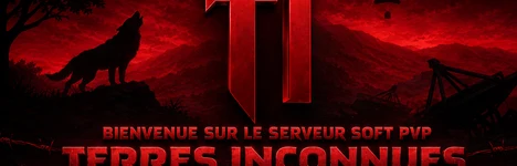 Spanduk server FR TERRES INCONNUES DEBUTANT SOLO/DUO/TRIO SOFTPVP Rust