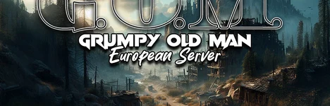 EU GOM 15x Bi-weekly PVE Grumpy Old Man |Kits|Skins|BackPack|Sh Rust server banner