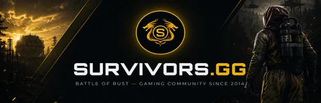 Survivors.gg - Monthly | 2x Solo/Duo/Trio/Quad| No BP Wipes Rust server banner