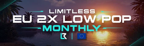 EU Limitless 2x Monthly Low Pop | No BP Wipes |Noob Friendly|x2 Rust server banner