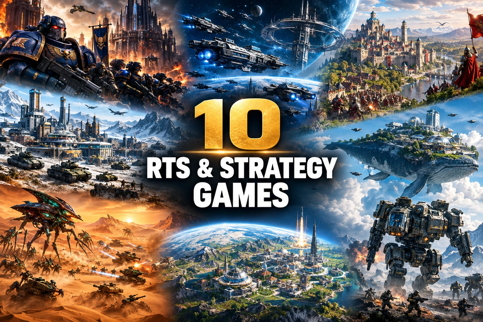 A roundup of ten anticipated PC strategy games