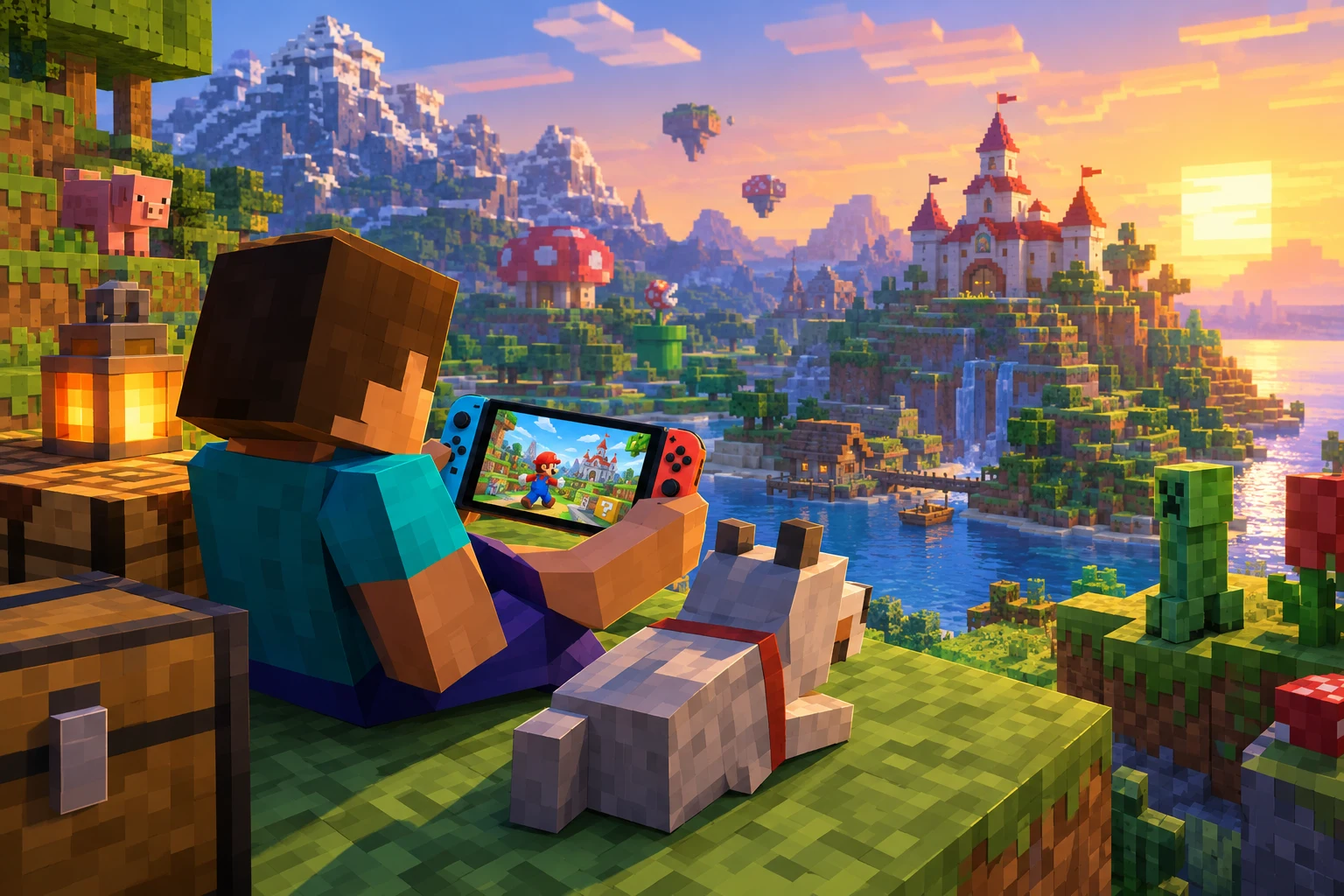 Minecraft for Nintendo Switch 2 pre-order announcement