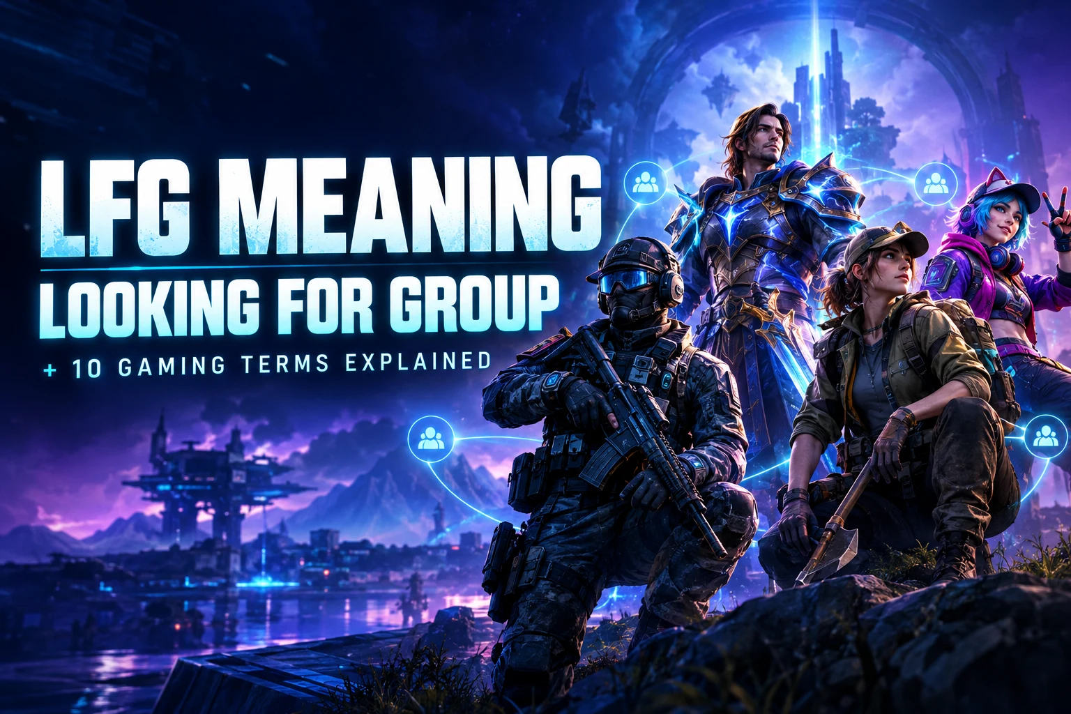 LFG in a gaming chat: looking for a team and popular gaming abbreviations