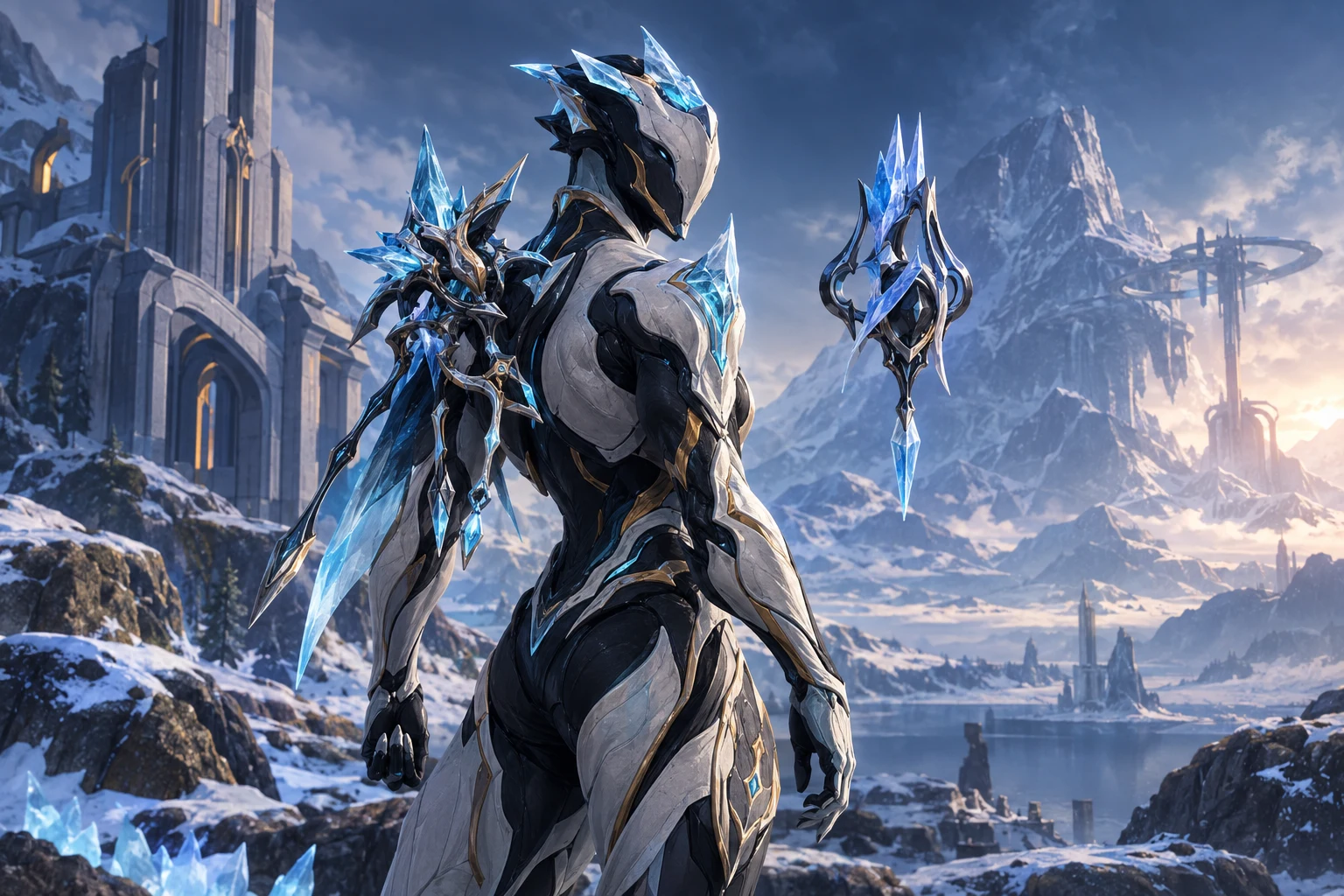 TennoGen Iceblade collection of Warframe community-created customizations